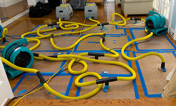 Professional Burst Pipe Water Damage technician working in North Palm Springs, CA